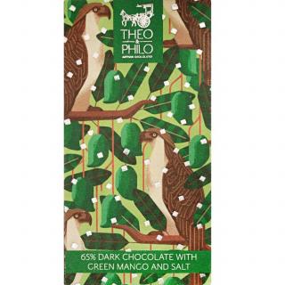 Theo&Philo - tmavá čokoláda 65% se zeleným mangem a solí