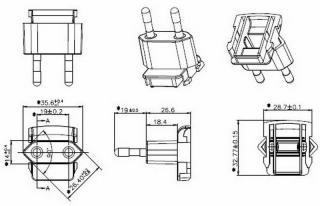 AC plug - SYS1561/SYS1460 - W2K Korea