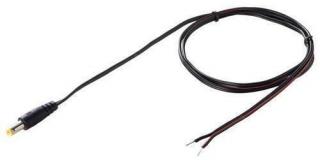 Kabel Plug 5,5/2,5 délka 11, přímý, dvouvodič 0,8m