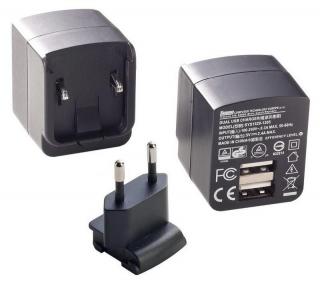 Napájecí zdroj 5V DC 2,4A 12W - SYS1529-1205-W2E - Konektor 2x USB Inlet typ A