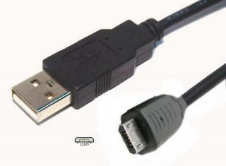 Propojovací kabel Plug USB typ A/Plug micro USB, stíněný kabel 1,4m