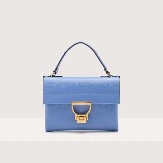 ARLETTIS MINI KOŽENÁ KABELKA COCCINELLE AZUL SS25