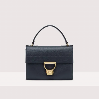 ARLETTIS MINI KOŽENÁ KABELKA COCCINELLE MIDNIGHT BLUE SS25