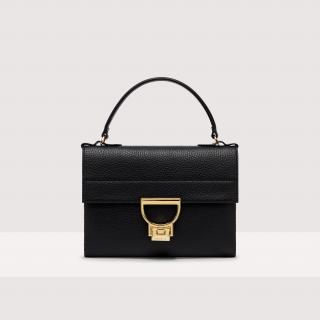 ARLETTIS MINI KOŽENÁ KABELKA COCCINELLE NOIR SS25