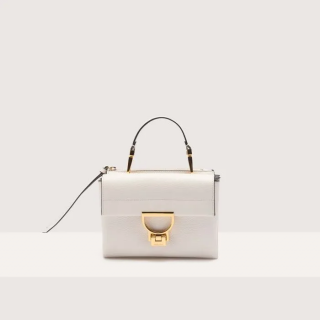 ARLETTIS SMALL KOŽENÁ KABELKA COCCINELLE BLANCO SS25