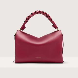 BOHEME GRANA DOUBLE MEDIUM KOŽENÁ KABELKA COCCINELLE SANGRIA/SKIN SS25