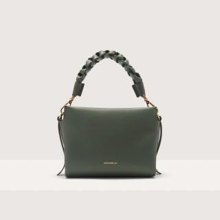 BOHEME GRANA DOUBLE SMALL KOŽENÁ KABELKA COCCINELLE ALGA/GUACAMOLE SS25