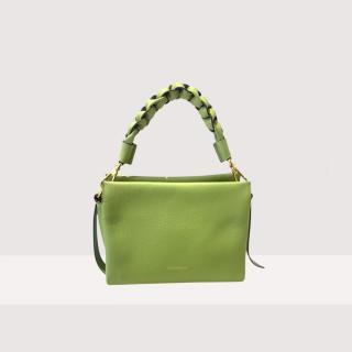 BOHEME GRANA DOUBLE SMALL KOŽENÁ KABELKA COCCINELLE GUACAMOLE/ALGA SS25