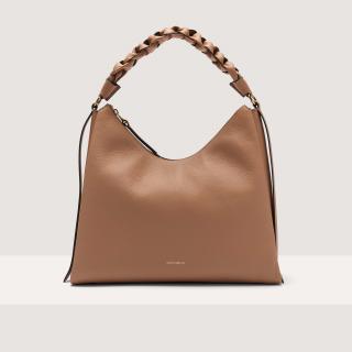 BOHEME MEDIUM GRANA DOUBLE KOŽENÁ KABELKA COCCINELLE SKIN/GAZPACHO SS25