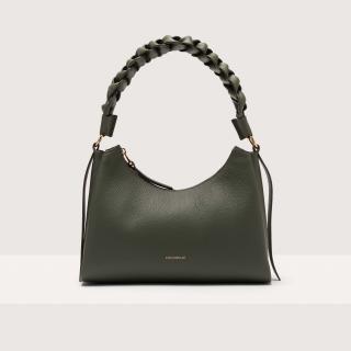 BOHEME SMALL GRANA DOUBLE KOŽENÁ KABELKA COCCINELLE ALGA/GUACAMOLE SS25