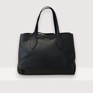 COCCINELLE ALMADA LARGE KOŽENÁ KABELKA NOIR SS25