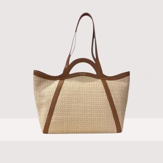 COCCINELLE AMALIA CROCH.ST KABELKA NATURAL/CUIR SS25