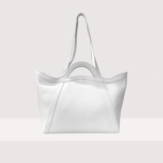 COCCINELLE AMALIA LARGE KOŽENÁ KABELKA BLANCO SS25