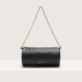 COCCINELLE AURA KOŽENÁ MINI BAG NOIR SS25