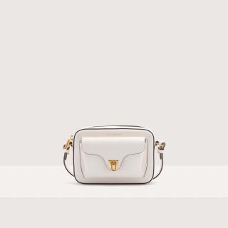 COCCINELLE BEAT SOFT MINI KOŽENÁ KABELKA BLANCO SS25