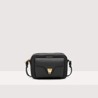 COCCINELLE BEAT SOFT MINI KOŽENÁ KABELKA NOIR SS25