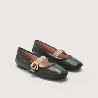 COCCINELLE BEATRIZ BOTY ALGA/SAND-ECRU SS25