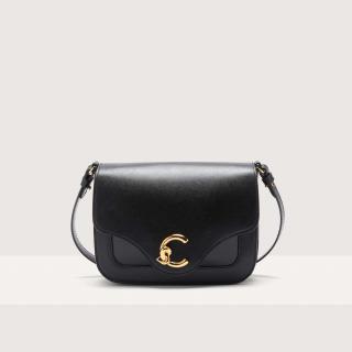 COCCINELLE C-ME CALF COCKER KOŽENÁ KABELKA NOIR SS25