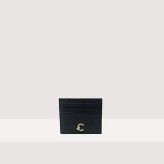 COCCINELLE C-ME KOŽENÉ POUZDRO NA DOKUMENTY NOIR SS25