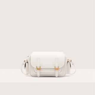 COCCINELLE CAMPUS SMALL KOŽENÁ KABELKA BLANCO SS25
