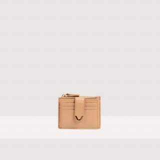 COCCINELLE DEW KOŽENÉ POUZDRO NA KARTY SKIN SS25