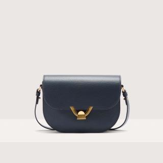 COCCINELLE DEW SMALL KOŽENÁ KABELKA MIDNIGHT BLUE SS25