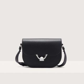 COCCINELLE DEW SMALL KOŽENÁ KABELKA NOIR SS25