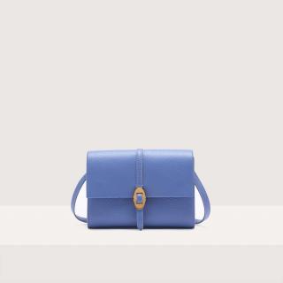 COCCINELLE DORIAN KOŽENÁ MINI BAG AZUL SS25