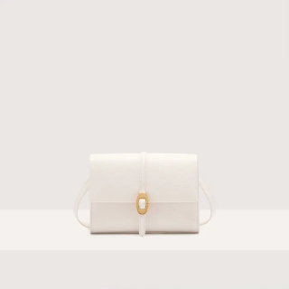 COCCINELLE DORIAN KOŽENÁ MINI BAG BLANCO SS25