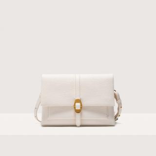 COCCINELLE DORIAN SMALL KOŽENÁ KABELKA BLANCO SS25