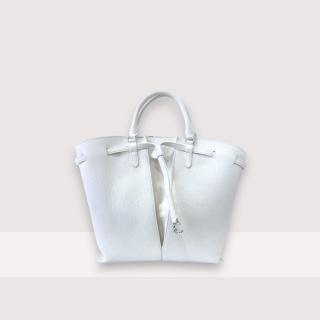 COCCINELLE FLORES LARGE KOŽENÁ KABELKA BLANCO SS25