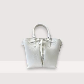 COCCINELLE FLORES MEDIUM KOŽENÁ KABELKA BLANCO SS25