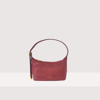 COCCINELLE GLEEN KOŽENÁ MINI BAG GARNET RED AW23