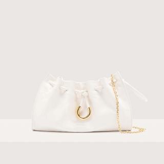 COCCINELLE ISABELA SMALL KOŽENÁ KABELKA BLANCO SS25