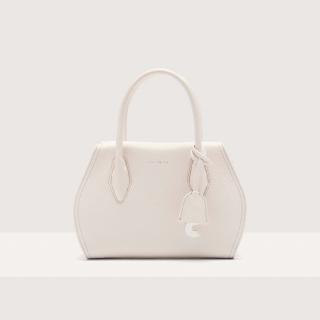COCCINELLE LORD SMALL KOŽENÁ KABELKA BLANCO SS25