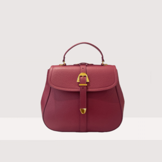 COCCINELLE MAGALU SMALL KOŽENÁ KABELKA GARNET RED AW23