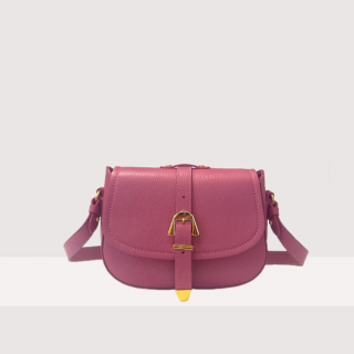 COCCINELLE MAGALU SMALL KOŽENÁ KABELKA PULP PINK AW23