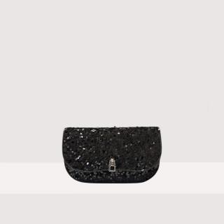 COCCINELLE MAGIE PAILLETT. MINI BAG NOIR/NOIR SS25