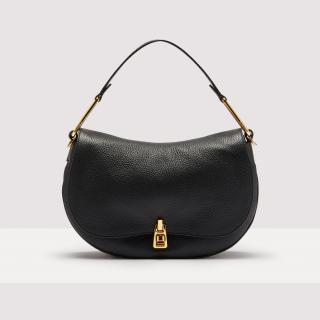 COCCINELLE MAGIE SOFT MEDIUM KOŽENÁ KABELKA NOIR SS25