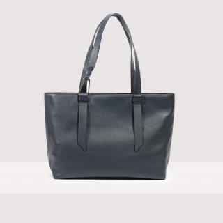 COCCINELLE MALORY LARGE KOŽENÁ KABELKA MIDNIGHT BLUE SS25
