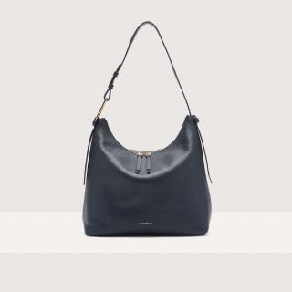 COCCINELLE MALORY MEDIUM KOŽENÁ KABELKA MIDNIGHT BLUE SS25