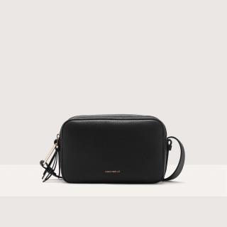 COCCINELLE MALORY SMALL KOŽENÁ KABELKA NOIR SS25