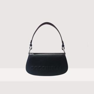 COCCINELLE MYRTHA MAXI LOG KOŽENÁ MINI BAG NOIR SS25