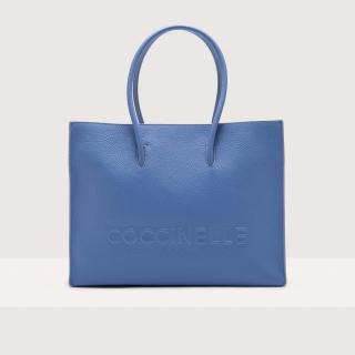 COCCINELLE MYRTHA MEDIUM MAXI LOG KOŽENÁ KABELKA AZUL SS25