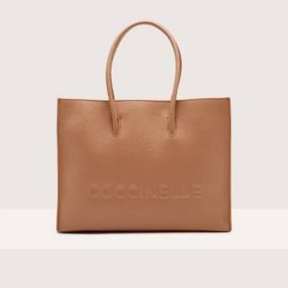 COCCINELLE MYRTHA MEDIUM MAXI LOGO KOŽENÁ KABELKA SKIN SS25