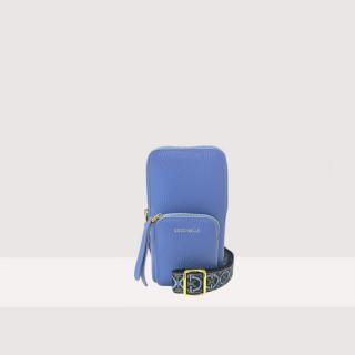 COCCINELLE PIXIE KOŽENÉ POUZDRO NA TELEFON AZUL SS25