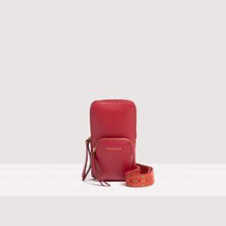 COCCINELLE PIXIE KOŽENÉ POUZDRO NA TELEFON SANGRIA SS25