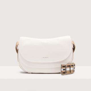 COCCINELLE RAQUEL MEDIUM KOŽENÁ KABELKA BLANCO/SKIN SS25