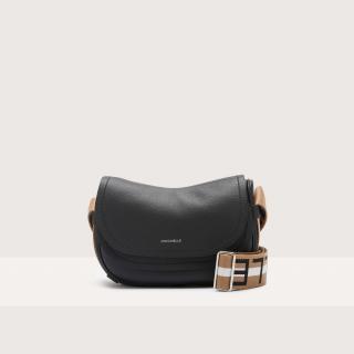 COCCINELLE RAQUEL SMALL KOŽENÁ KABELKA NOIR/CUIR SS25