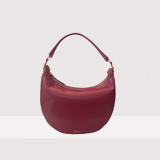 COCCINELLE SUNNIE MEDIUM KOŽENÁ KABELKA GARNET RED AW23